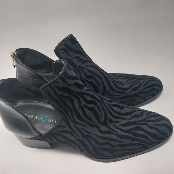 Andrew Gellar Black Suede Shoes. Size 9.5 M - Picture 11 of 16
